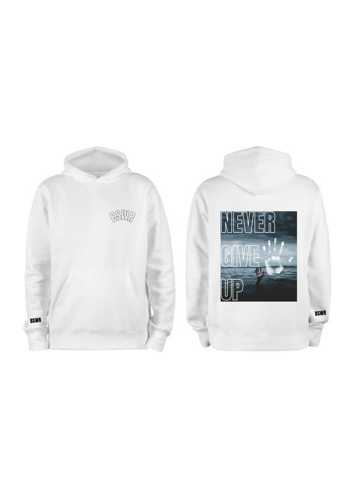 NEVER GIVE UP Hoodie
