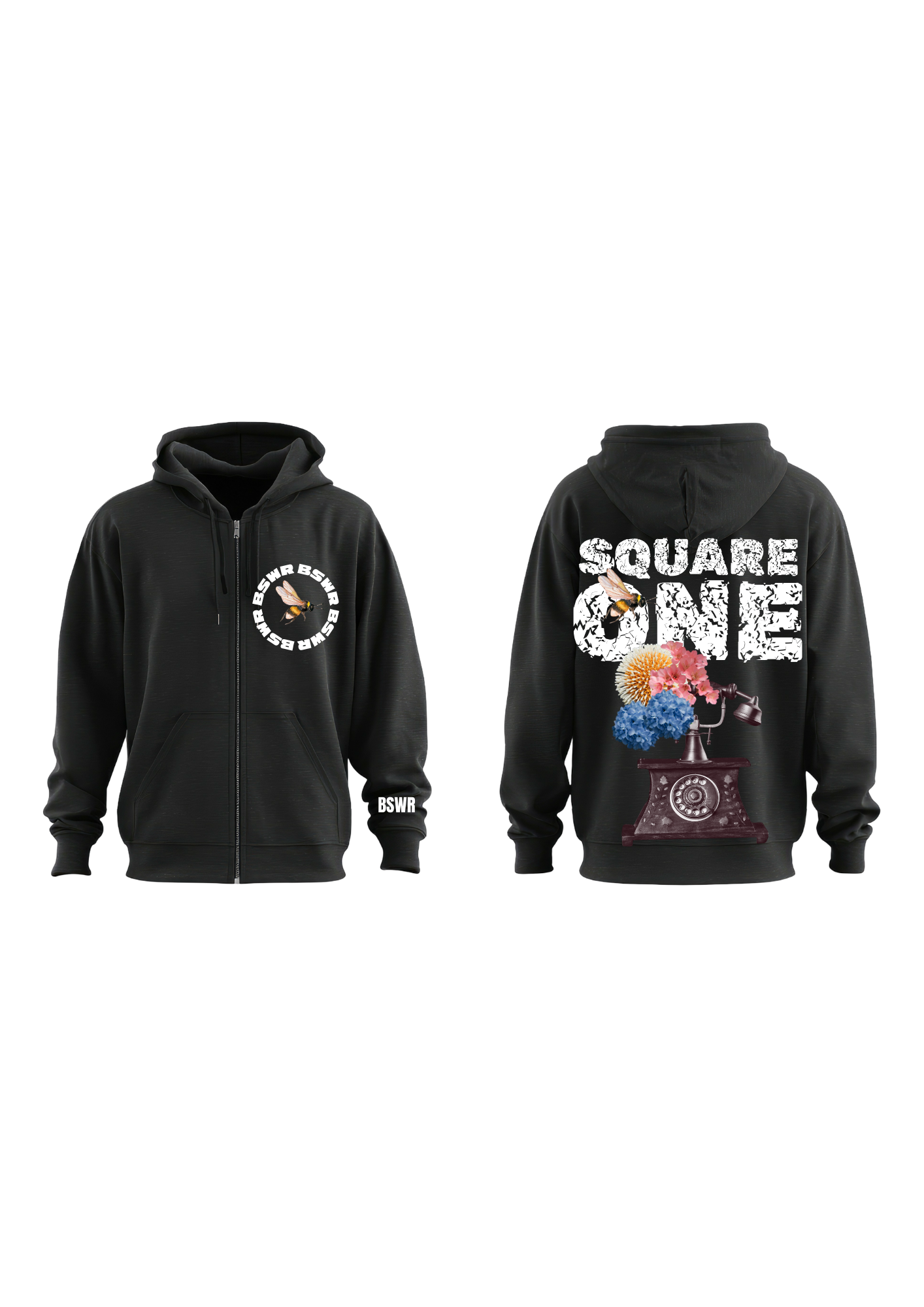 Square One Hoodie (Versión Cierre)