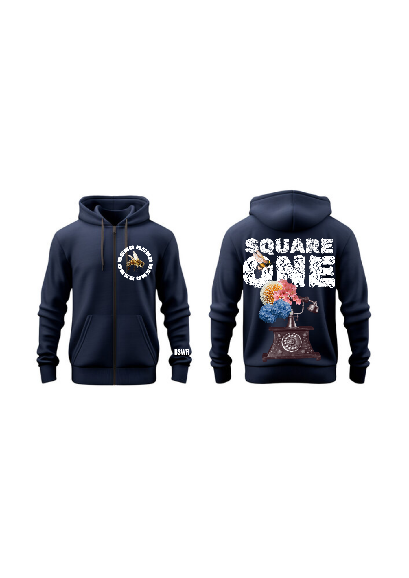Square One Hoodie (Versión Cierre)