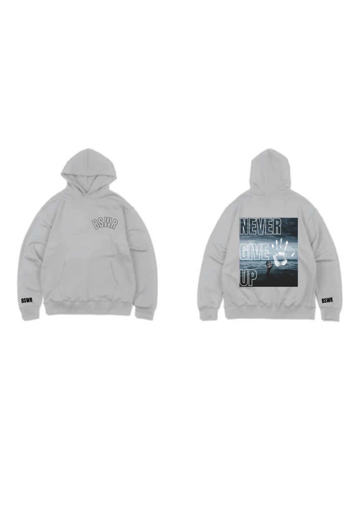 NEVER GIVE UP Hoodie